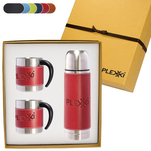 THERMAL BOTTLE & COFFEE CUPS GIFT SET