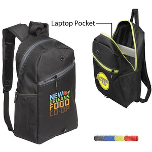 COLOR ZIPPIN’ LAPTOP BACKPACK